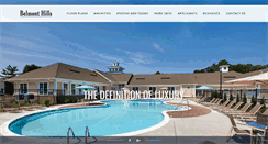 Desktop Screenshot of belmonthillsapts.com